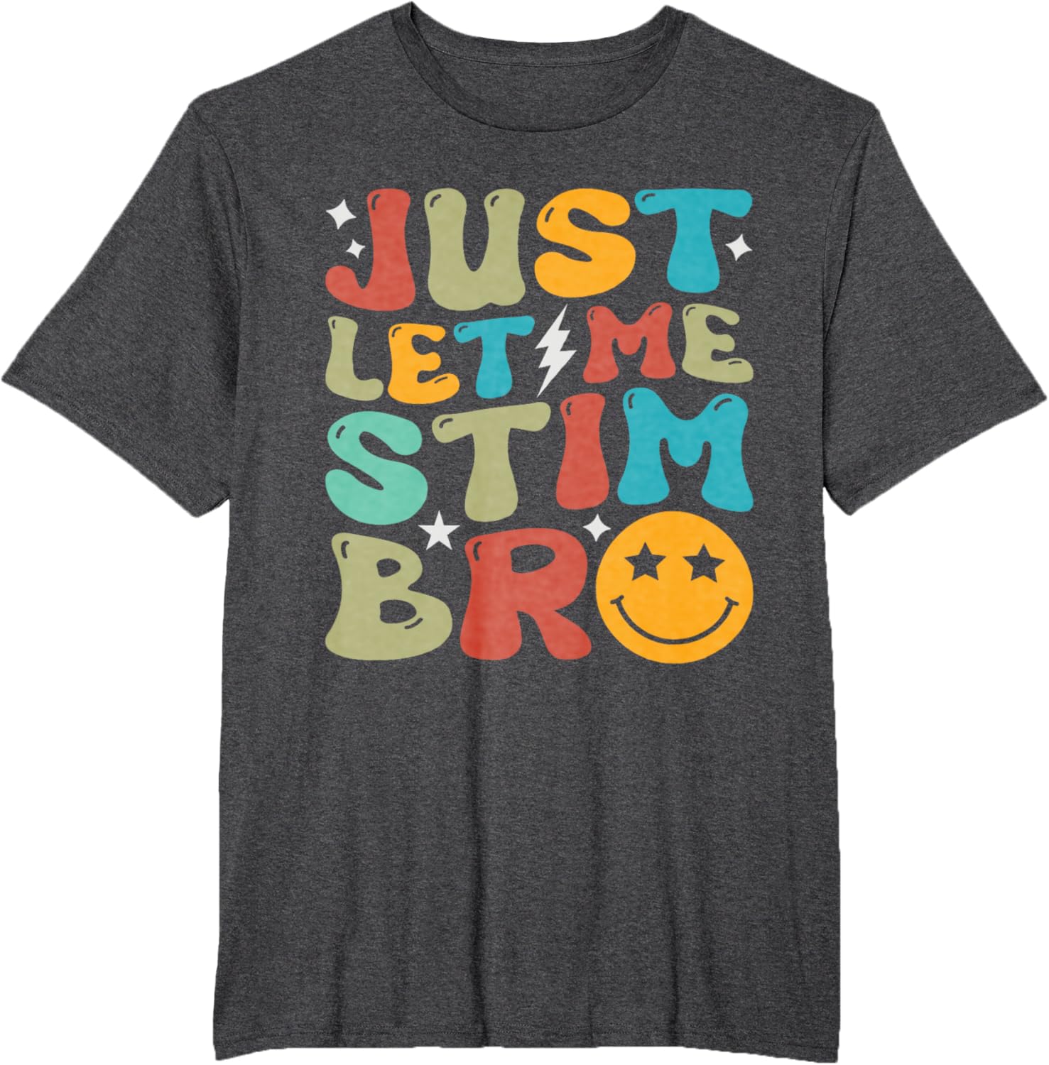 Groovy Just Let Me Stim Bro Kids Boys Funny Autism Awareness