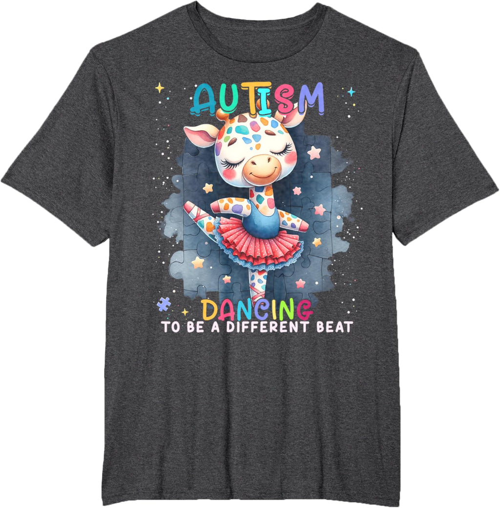 Autism Awareness Cute Unicorn Dancing To A Different Beat
