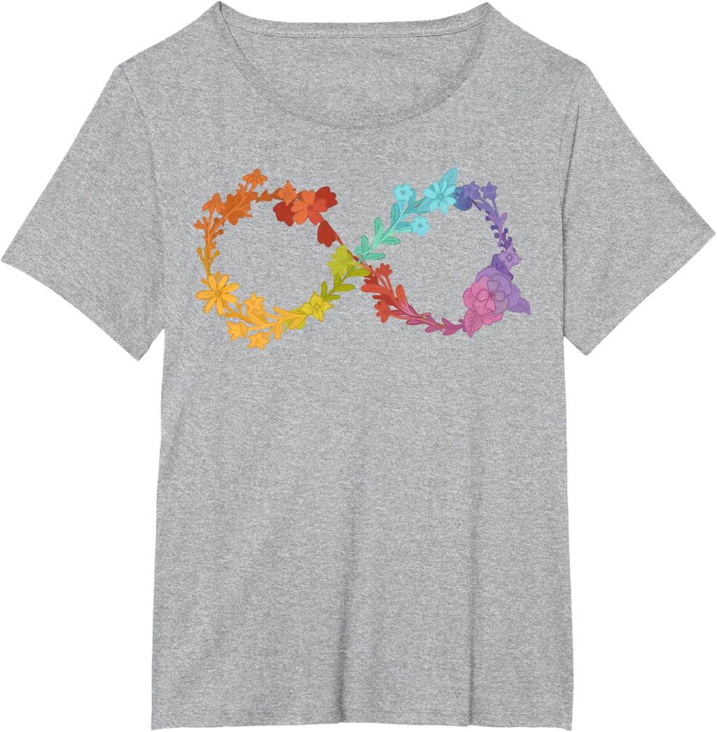 Floral Neurodiversity Infinity Symbol Autism Awareness
