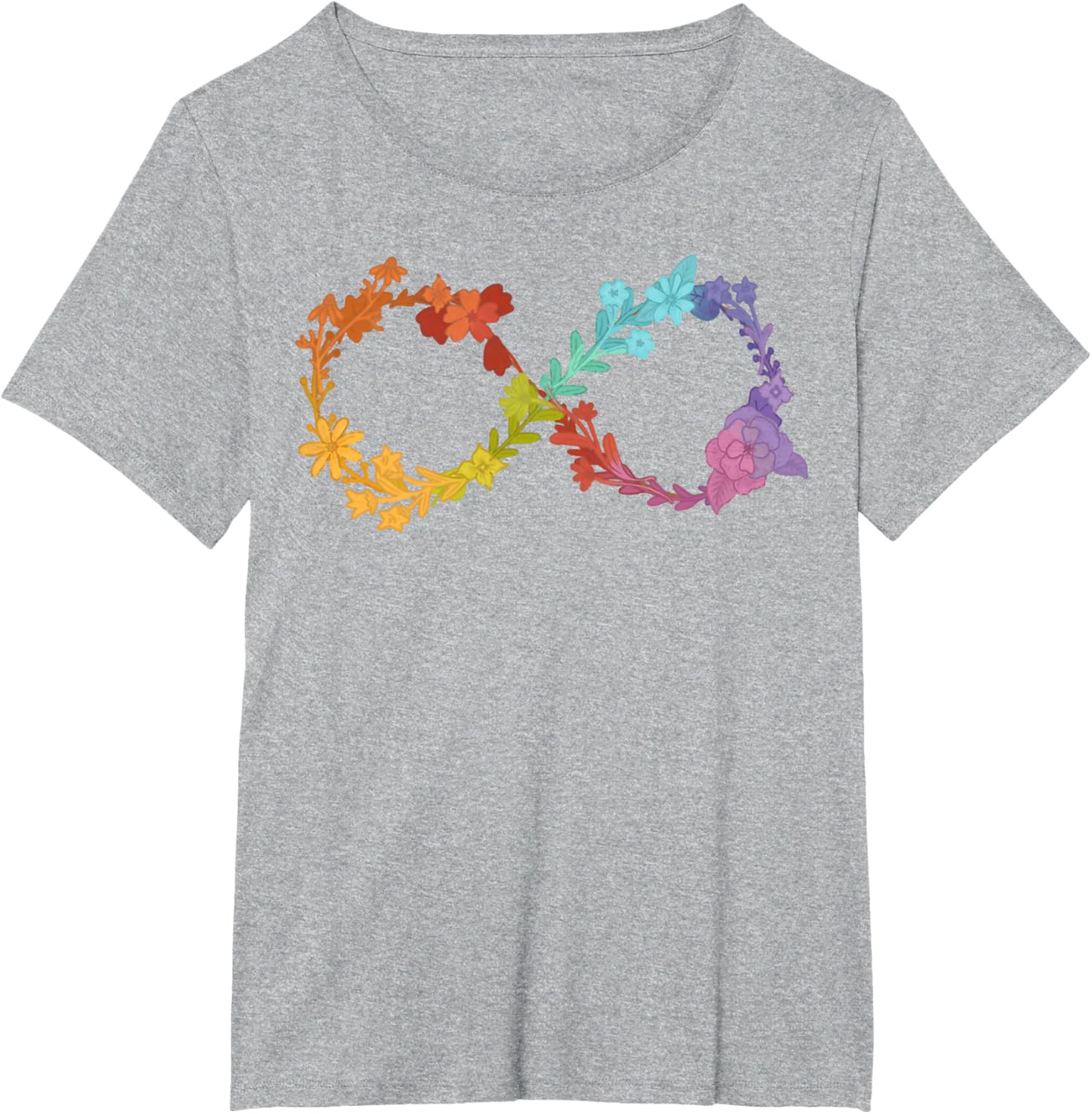 Floral Neurodiversity Infinity Symbol Autism Awareness