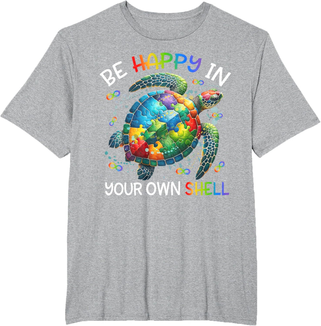 Puzzle Turtle Be Happy In Your Own Shell Autism Awareness