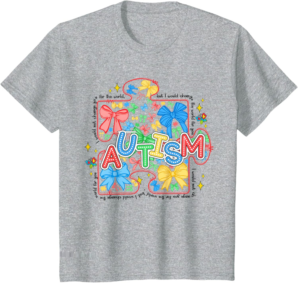 Autism Awareness Coquette Bow Autism Awareness Puzzle Piece
