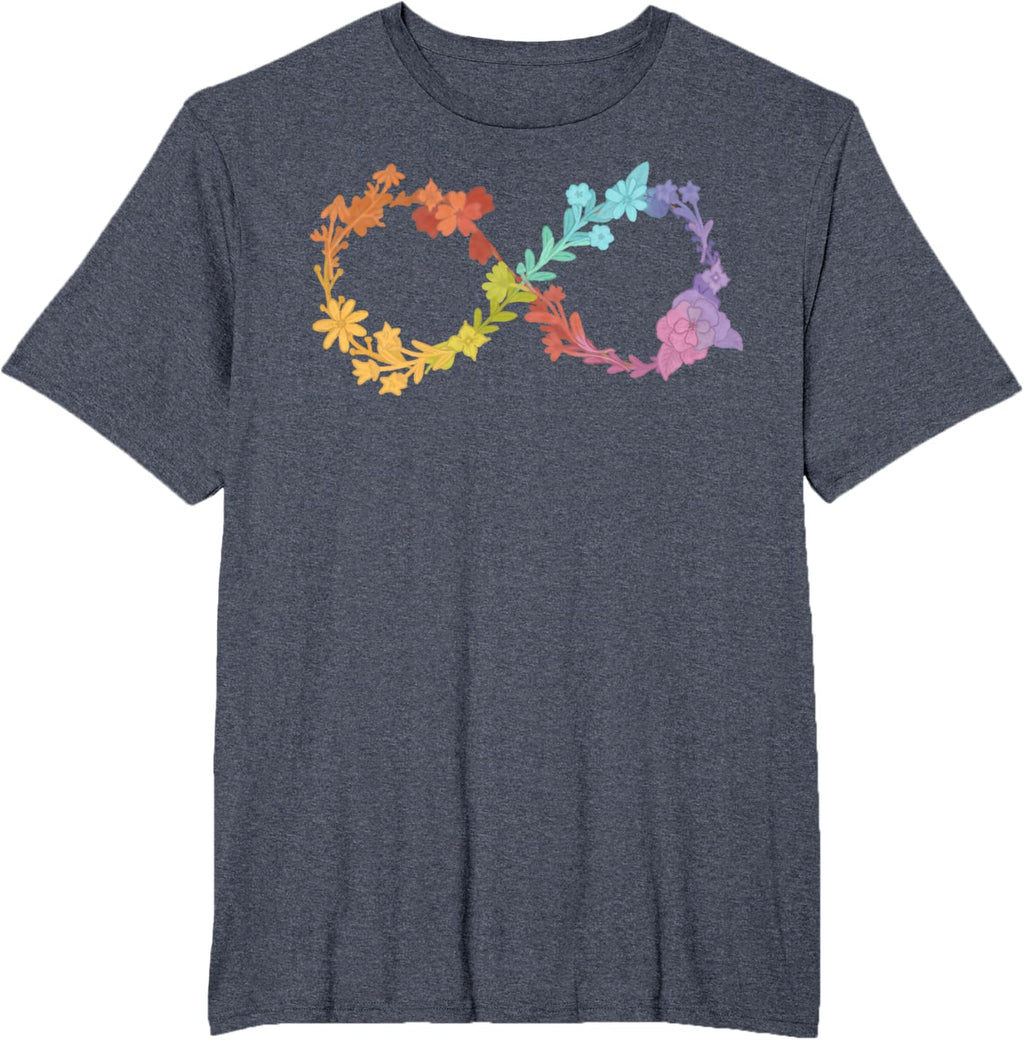 Floral Neurodiversity Infinity Symbol Autism Awareness