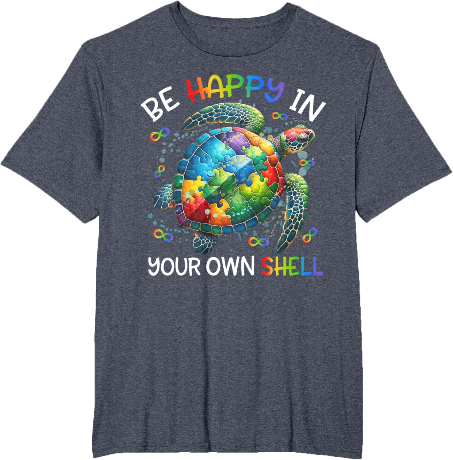 Puzzle Turtle Be Happy In Your Own Shell Autism Awareness